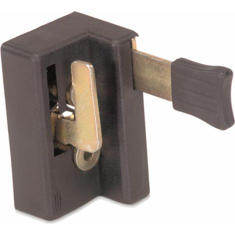 Serratura universale cabine con copertura nera dx leva dritta (1/2)