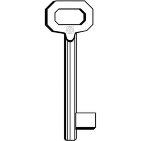 SILCA 5011 CHIAVE PATENT PASSEPARTOUT MEDIA OTTONE Q.TA 5
