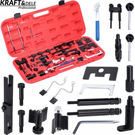 Set di attrezzi per la fasatura del motore, 36 pezzi, per VW Audi 1.2 12V 1.9 2.0 TDI (1/5)