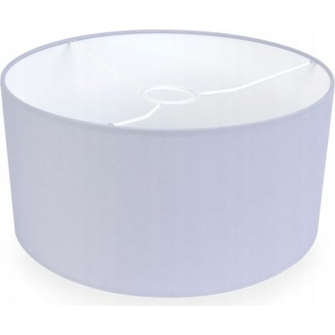 Abat-jour - Cylindrique - Pour Lampadaire et Suspension - Diamètre 40 cm - Gris Clair