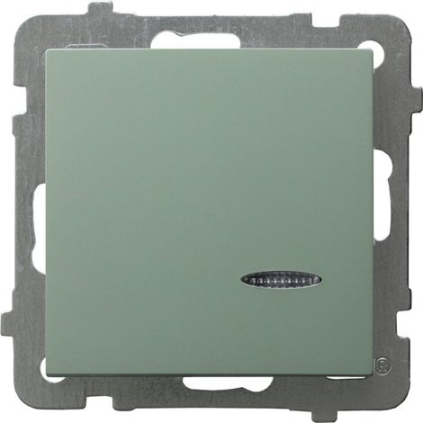 Interruptor Ospel lp-1gs/m/84 retroiluminación azul empotrable 10AX