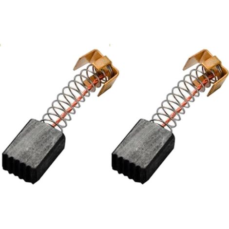 2x Trade-Shop Motorkohlen / Kohlebürsten / Kohlestifte 6x10x15mm für Makita Bohrhammer Stemmhammer Stichsäge Oberfräse ersetzt 191904-8, CB-113