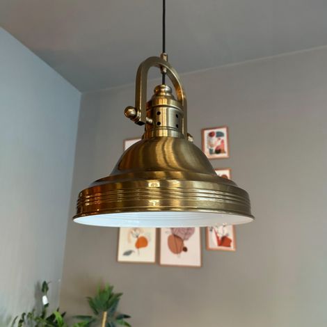 bamyum Ulmete Suspension Luminaire Vintage, Lustre Salon de 26 cm en Métal, Lampe E27 pour Chambre, Salle à Manger (1/5)