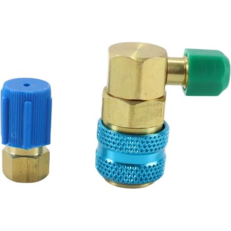 Un Jeu d'injecteurs d'huile pour climatisation, injecteurs de Teinture d'huile pour R22, R12, R1234 et R134A avec raccord SAE 1/4" (1/5)