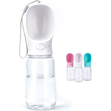 Filiyano-1 gourde portable pour chien, 550 ml, avec distributeur d'eau pour chiens (1/3)