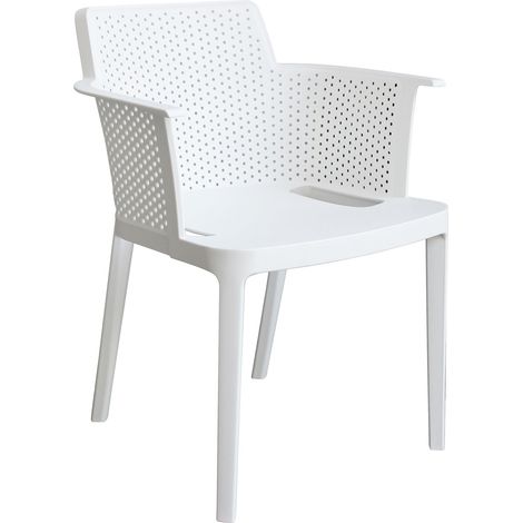 Bar de jardin de chaise en fauteuil White