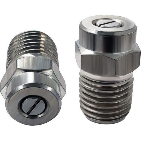 Buses de nettoyage en acier inoxydable à 25 degrés, filetage NPT, ouverture 7 mm pour lavage haute pression (1/5)