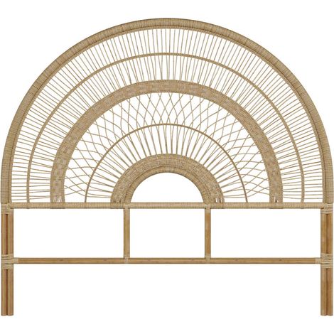 Tête de lit en rotin naturel 140 cm - ASTÉRIA