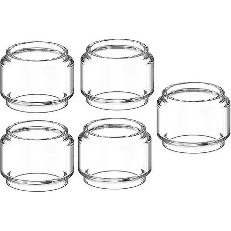 Lot de 5 ampoules de rechange en verre Pyrex pour réservoir GeekVape Zeus Sub Ohm / Zeus X RTA 4,5 ml (transparentes) (1/5)