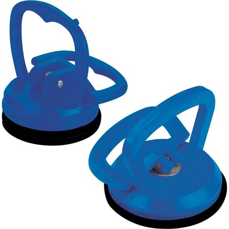 Lot duo de ventouses de 55 et 115 mm de capacite 15 et 35 kg caoutchouc et abs (1/3)