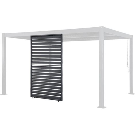 sweeek - Lamellenwand 130cm für Pergola Palace