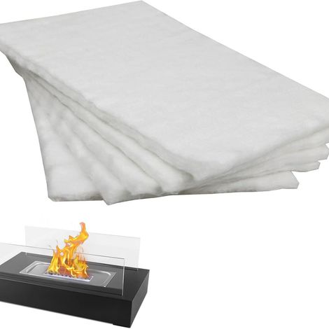 5 coussinets en feutre de coton, adaptés aux réchauds à alcool et aux petits réchauds de table, avec couvercle en fibre céramique et (1/5)