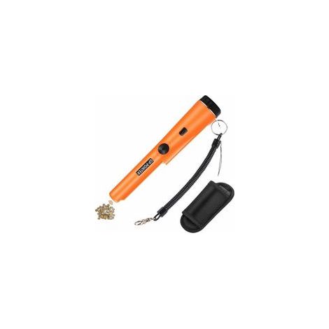 Détecteur de métaux pinpointer étanche IP66 – Puce vocale DSP pour détection précise – Alarme vibrante et sonore – Accessoires inclus (1/5)