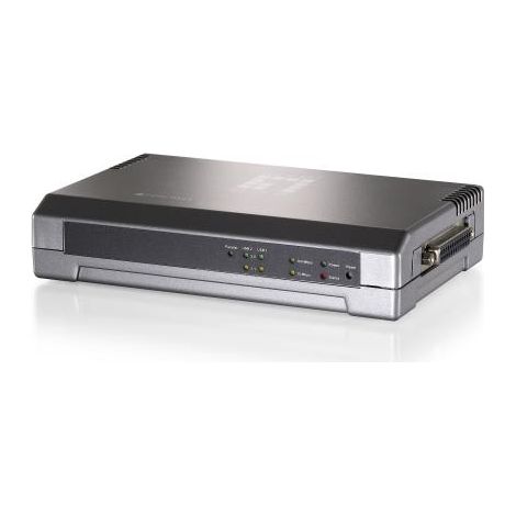 LevelOne FPS-1033 Server di stampa LAN Ethernet Grigio (1/4)