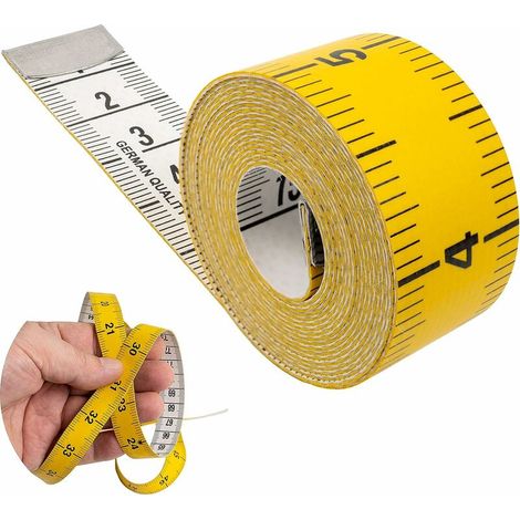 Mètre ruban de tailleur d'une longueur totale de 150 cm,T-Audace mètre ruban 2 en 1 avec graduation en cm et en pouces, vêtements de mesure, graisse corporelle, ruban à mesurer en fibre de verre, diy (1/5)