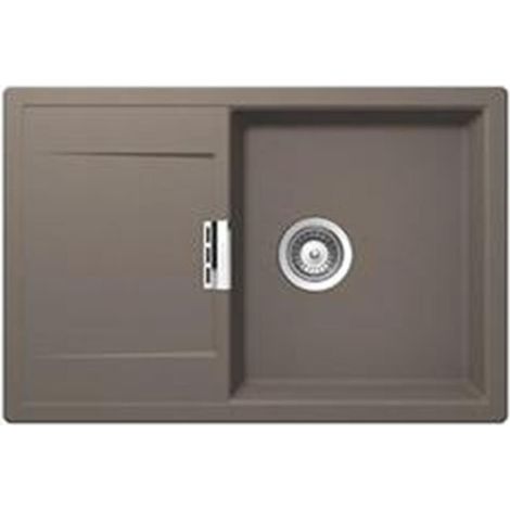 Schock Einbauspüle Cristadur Mono D-100 A Silverstone SIL Exzenterbedienung (1/3)