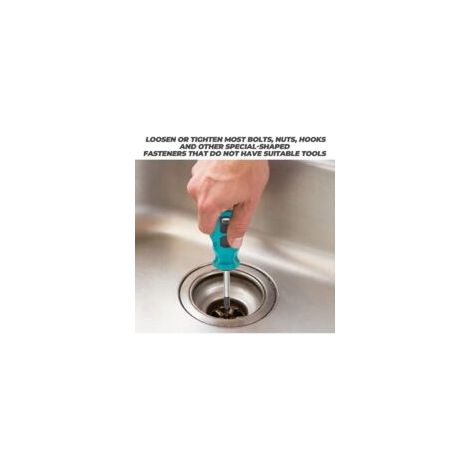 Handschraubendreher, manuelles Reparaturwerkzeug, robuster Mutternschraubendreher, Chrom-Vanadium-Stahl, 3-teilig - Crezuo (1/3)