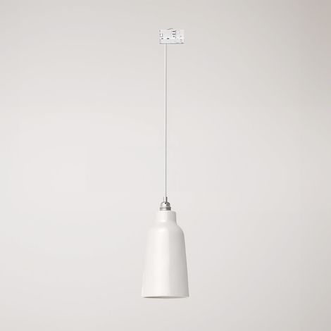 Creative Cables - Lampa wisząca z kloszem w kształcie butelki i adapterem szynowym - lampa nie wchodzi w skład zestawu