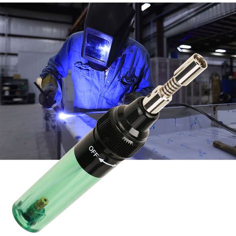 Fer à souder sans fil au butane, pistolet à souder et brasage portable 1300℃ (Vert) (1/5)