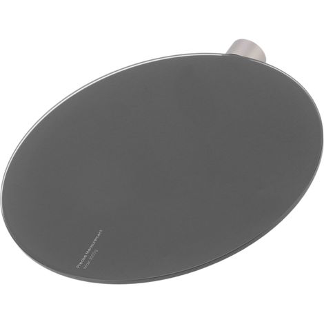 Schwarze smarte Küchenwaage, kleine Präzisionswaage zum Backen und für Lebensmittel, mit LED-hintergrundbeleuchtetem Display. (1/5)