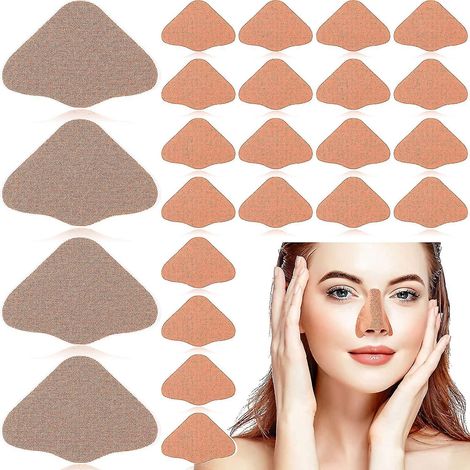 Lot de 24 patchs de protection solaire pour le nez, anti-UV, pour le golf, le sport et le bronzage (hommes et femmes) - 48 pièces (1/5)
