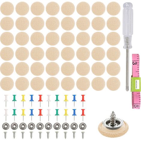 Kit di riparazione per rivestimento del tetto dell'auto Heckermann A088, colore beige. (1/5)