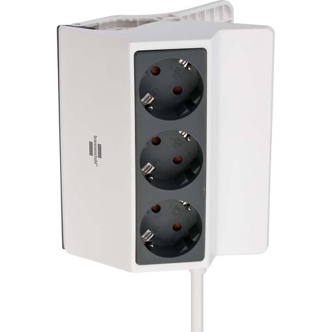 Brennenstuhl Multipresa 3-faccia 3m Antracite Bianco (1/5)