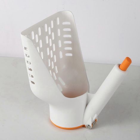 Pelle à litière en plastique pour chat, pelle à déjections animales, outil de nettoyage léger (1/4)