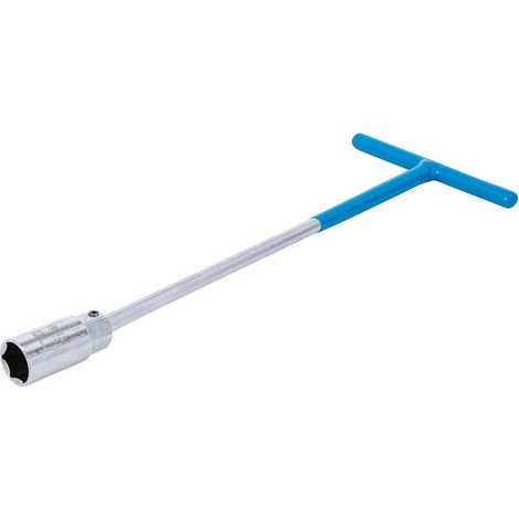 Clé à Bougie en T 20,8 mm - Tête Sphérique - Prise Ferme et Maniabilité Optimale, Acier, Zones Difficiles - D-Work (1/5)