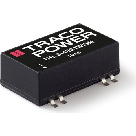 TracoPower THL 3-4815WISM DC/DC-Wandler, SMD 48 V/DC 24 V/DC 125 mA 3 W Anzahl Ausgänge: 1 x Inhalt