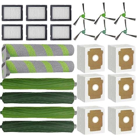 Zubehör und Ersatzteile für den iRobot Roomba Max 705 Combo/706 Combo Saugroboter: Hauptbürsten, Waschwalze, Seitenbürste