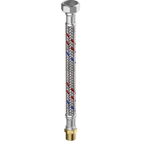 Flamco Meiflex Tubo flessibile corazzato MS-Ans. S/H/K 1 1/4 pollice IG x 1 1/4" AG, 700 mm, M5725.1142.70