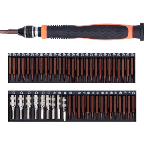 Lot de 53 tournevis en acier chrome vanadium, coffret d'outils à main pour réparations (1/5)