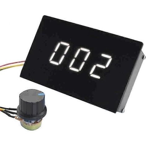 Pwm 6v-60 DC Motor Drehzahlregler Digitalwaage Digitalanzeige Geschwindigkeitsprozentsatz