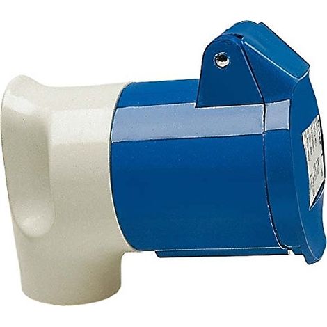 WALTHER UVRES MONDO COUDÉ AVEC FICHE CEE 16 A 316306 3P 230 V 6H IP44 MONDO 4015609016310