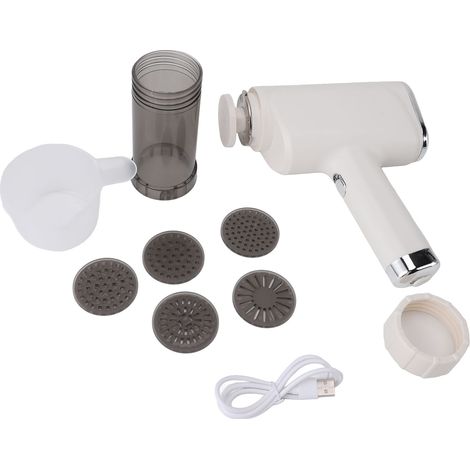 Machine à pâtes électrique portative USB, automatique, Portable, pour nouilles, Ramen, pour la cuisine domestique, blanc