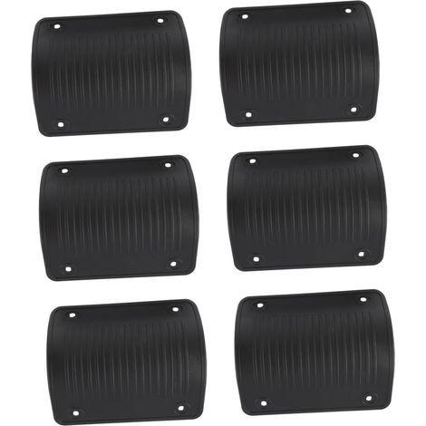 6 protège-coins de transport, plastique, noir, pour emballage (1/5)
