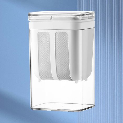 Joghurtsieb 1100 ml, Edelstahl, 80 Mesh, feine Löcher, transparent, einfach zu bedienen, Molkeabscheider für die heimische Küche (1/5)