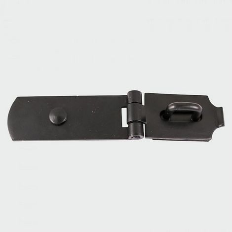 TIMCO Heavy Duty Swivel Pattern Hasp & Staple Bolt On Black - 8"