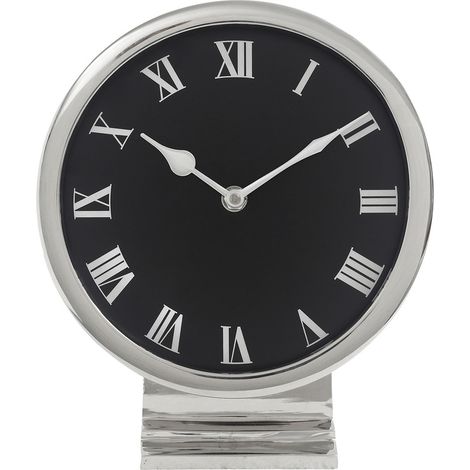Orologio da tavolo Moments 1000 in alluminio argento (1/3)