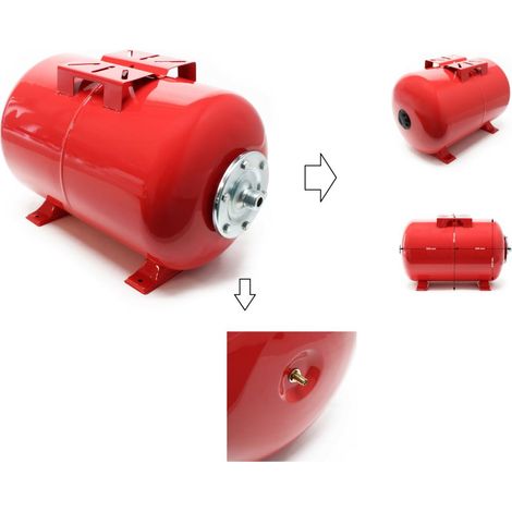 Réservoir à pression vessie 50 Litres pour la surpression de cuve, ballon