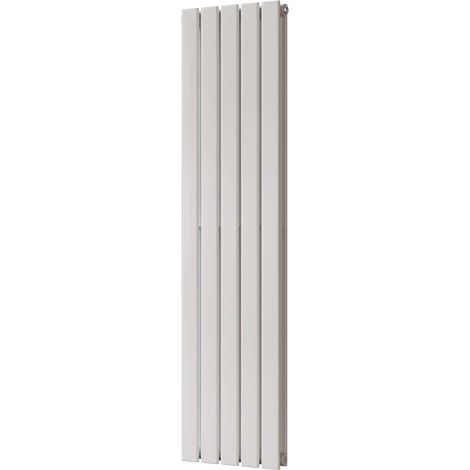Typhoon - White Vertical Radiator H1400mm x W340mm Double Panel