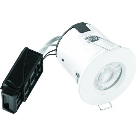 kit spot encastré - isopro - fixe - ip65 - gu10 - 5w - 4000k - blanc - abi - aurora dl150044