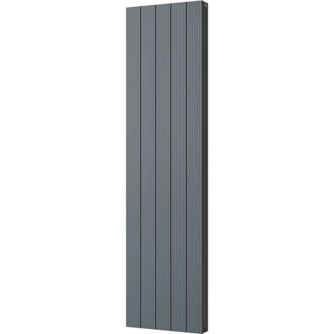 Thetford - Anthracite Vertical Radiator Double Panel H1800mm x W466mm Grooved