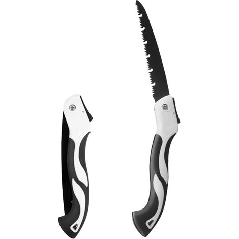 Scie pliante pour bois, dents dures et poignées ergonomiques, 20 cm (8 pouces) (1/5)