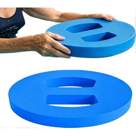 Disques d'aquagym - Lot de 2 disques d'exercice aquatique poids à main de natation en piscine en mousse haute flottabilité (1/5)