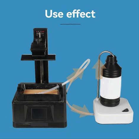 Résine photopolymère pour imprimante 3D, récupérateur électrique de filtration USB, filtre de recyclage lumineux, purificateur de résine liquide, accessoire de nettoyage pour atelier.