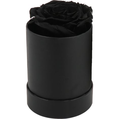 Mini seau à câlins avec fleurs stabilisées, petit seau à fleurs, boîte ronde avec arrangements floraux immortels (1/5)