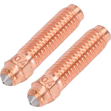 2 buses d'extrusion 0,4 mm pour Elegoo Centauri Carbon imprimante 3D, buse en acier trempé cuivre rouge, pièce de rechange (1/5)