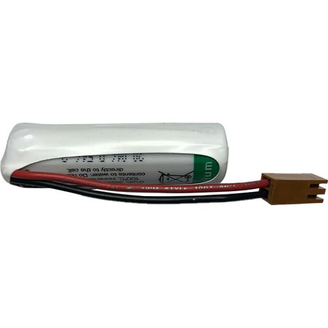 Batteria al litio LS17500 3,6V 3,4Ah per robot PLC Denso con connettore 2 vie